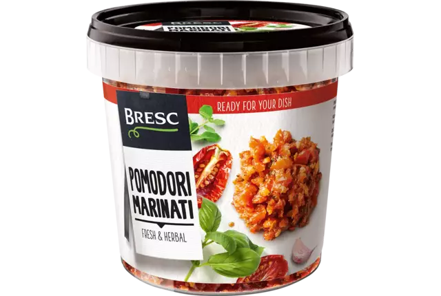 Pomodori marinati 1kg kist 6 stuks